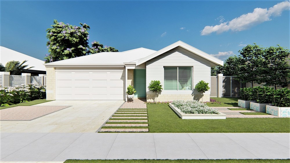 Vasse House and Land Packages The Brisbane Front Elevation2
