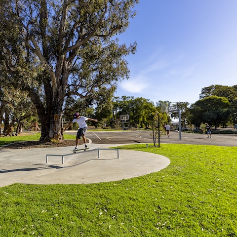 vasse estate land for sale boy skating rail grind basketball courts sport