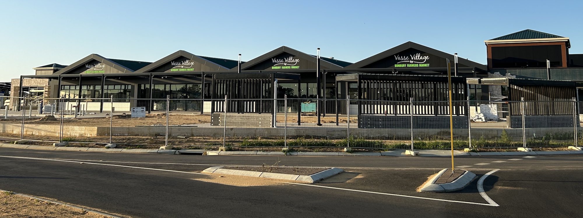 vasse village by bunbury farmers market open 5 dec construction works row 