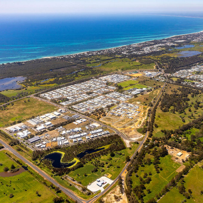 vasse aerial commercial opportunities looking out to ocean